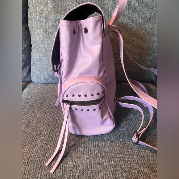 Blackcraft Cult 💜 Lavender 💜 Messenger Backpack with Pentagram Details 🦇 - Picture 6 of 10